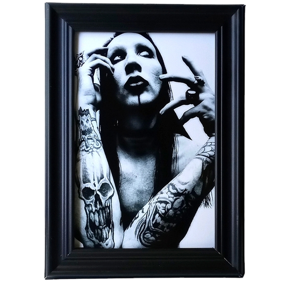 Marilyn Manson Edgy Metal Gothic Rock Alternative Music Dearh Morbid Superstar - Picture 3 of 3